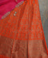 Handloom_Orange_Pure_Katan_Silk_Antique_Zari_Banarasi_Lehenga_WeaverStory_01