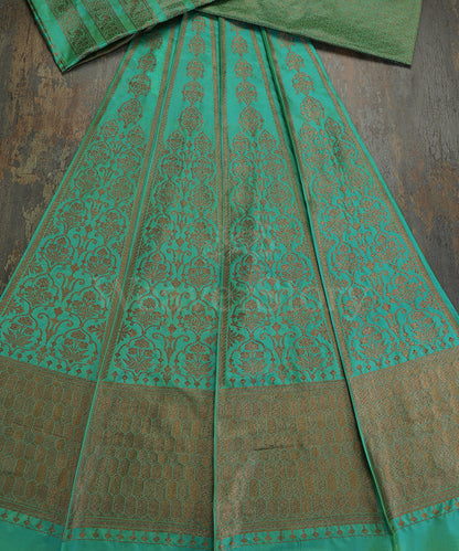 Sea_Green_Handloom_Pure_Katan_Silk_Antique_Zari_Banarasi_Lehenga_WeaverStory_02