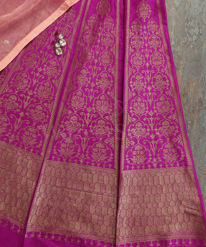 Handloom_Purple_Pure_Katan_Silk_Antique_Zari_Banarasi_Lehenga_WeaverStory_01