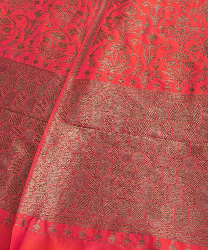 Pink_Handloom_Pure_Katan_Silk_Antique_Zari_Banarasi_Lehenga_WeaverStory_04