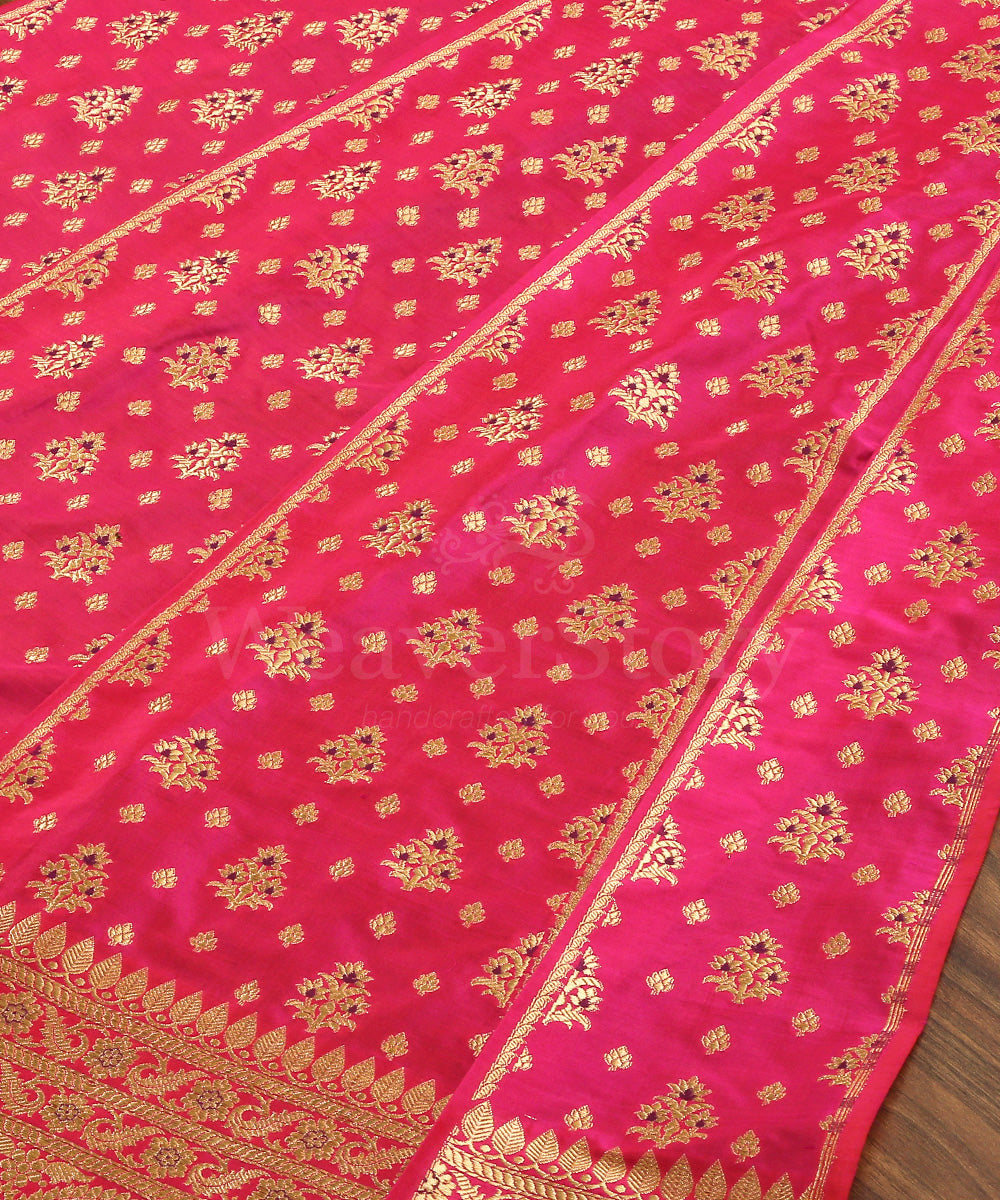 Handloom_Rani_Pink_18_Kali_Banarasi_Lehenga_With_Meenakari_Work_WeaverStory_04