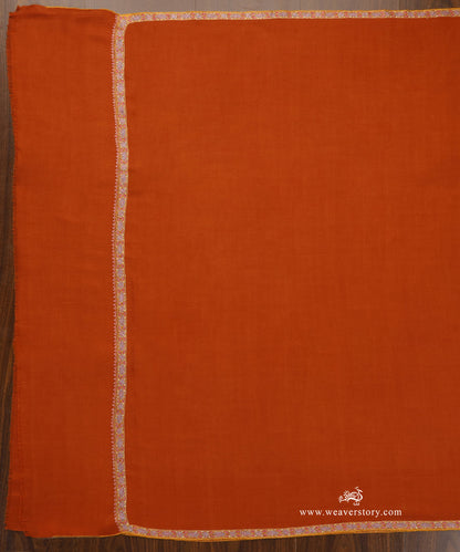 Rust_Orange_Handwoven_Pure_Pashmina_Shawl_With_Soznikari_Border_WeaverStory_02