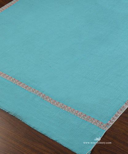Blue_Pure_Pashmina_Shawl_With_Sozini_Border_WeaverStory_04