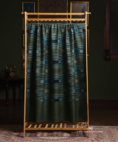 Multicolour_Striped_Pure_Pashmina_Shawl_With_Ikat_Weaving_WeaverStory_02