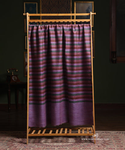 Multicoloured_Pure_Pashmina_Shawl_Eith_Ikat_Weaving_And_Stripes_WeaverStory_02