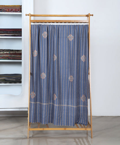 Light_Blue_And_Gray_Handwoven_Soznikari_Stripe_Booti_Design_Pure_Pashmina_Shawl_WeaverStory_02