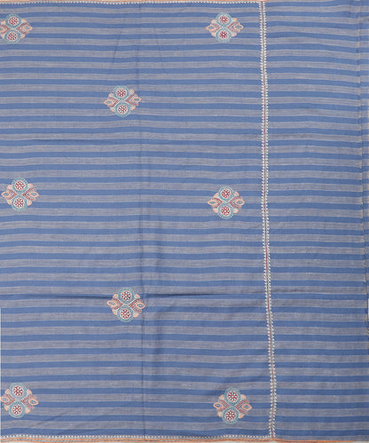 Light_Blue_And_Gray_Handwoven_Soznikari_Stripe_Booti_Design_Pure_Pashmina_Shawl_WeaverStory_03