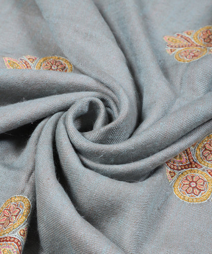 Ice_Blue_Handwoven_Soznikari_Booti_Design_Pure_Pashmina_Shawl_WeaverStory_04