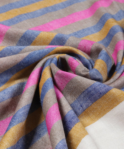Multicoloured_Striped_Handwoven_Pure_Pashmina_Shawl_With_Ikat_Weaving_WeaverStory_04