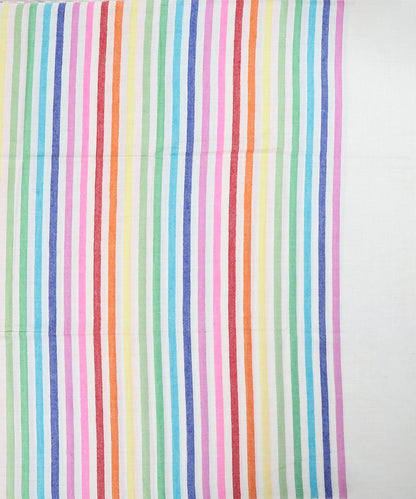 Multicoloured_Pure_Pashmina_Shawl_With_Ikat_Weaving_And_Stripes_WeaverStory_03