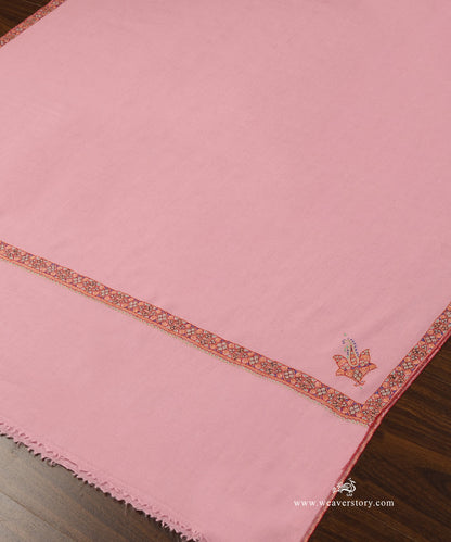 Pink_Handwoven_Pure_Pashmina_Shawl_With_Soznikari_Border_WeaverStory_03