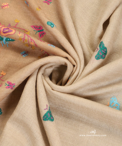 Beige_Pure_Pashmina_Stole_With_Paper_Mache_Motifs_WeaverStory_06