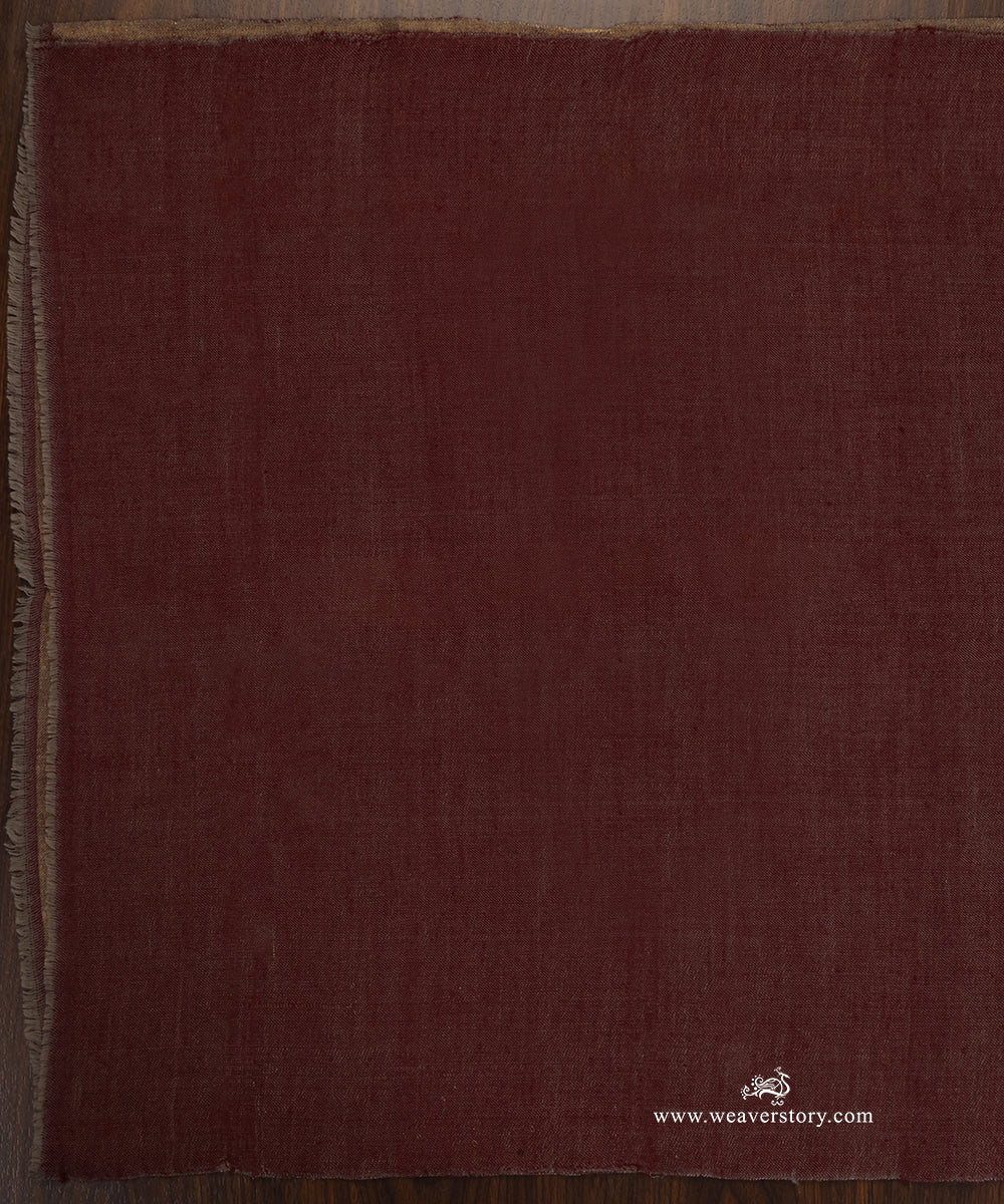 Maroon_Zari_Handwoven_Double_Shade_Pure_Pashmina_Stole_WeaverStory_03