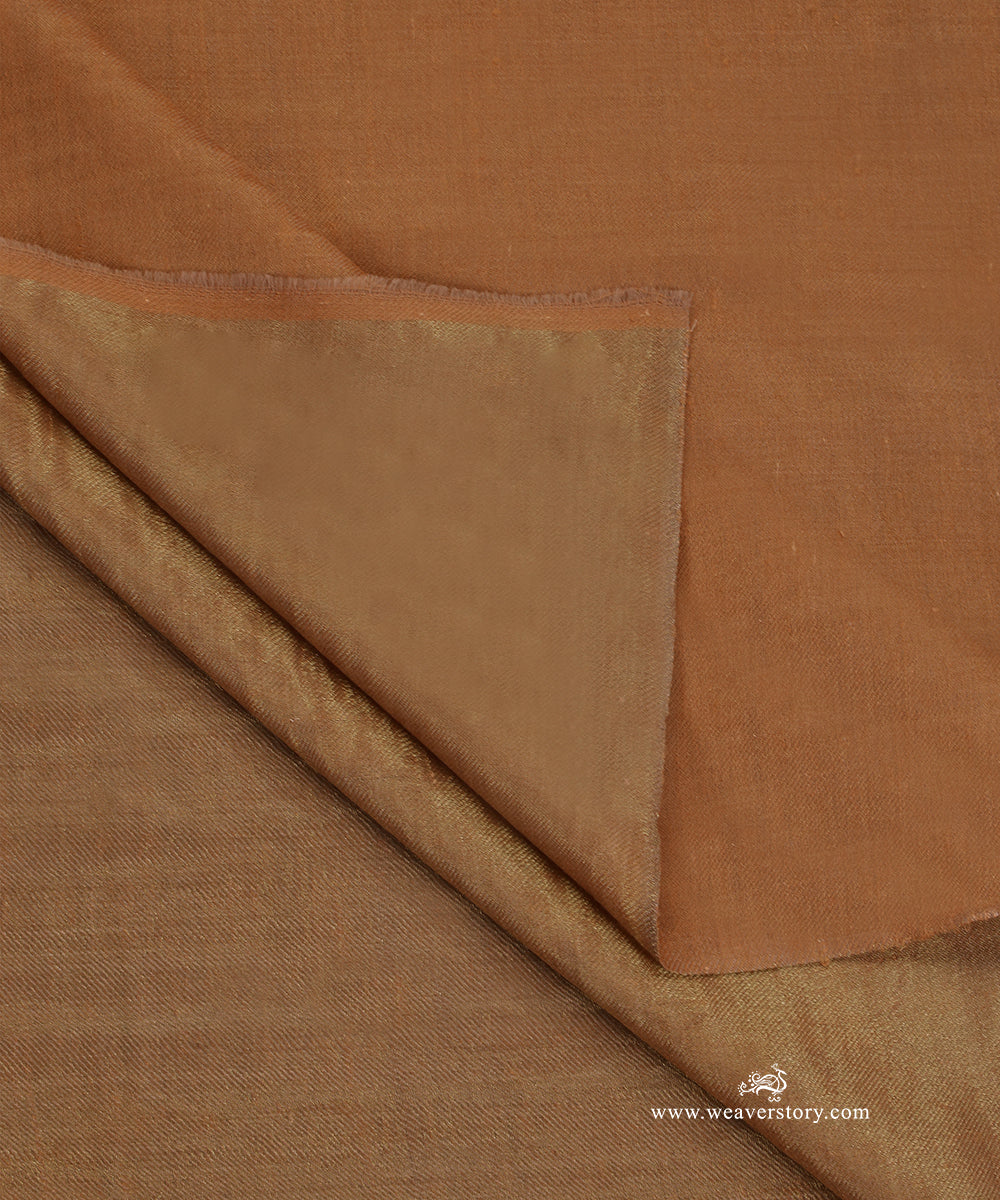 Orange_Zari_Handwoven_Double_Shade_Pure_Pashmina_Stole_WeaverStory_05