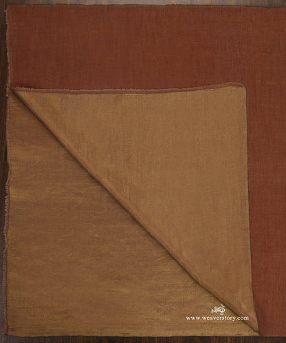 Brown_Zari_Handwoven_Double_Shade_Pure_Pashmina_Stole_WeaverStory_03