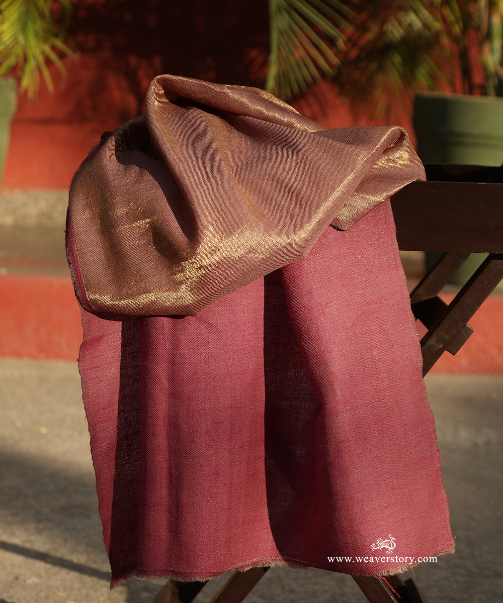 Pink_Zari_Handwoven_Double_Shade_Pure_Pashmina_Stole_WeaverStory_02