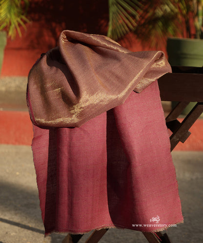 Pink_Zari_Handwoven_Double_Shade_Pure_Pashmina_Stole_WeaverStory_02