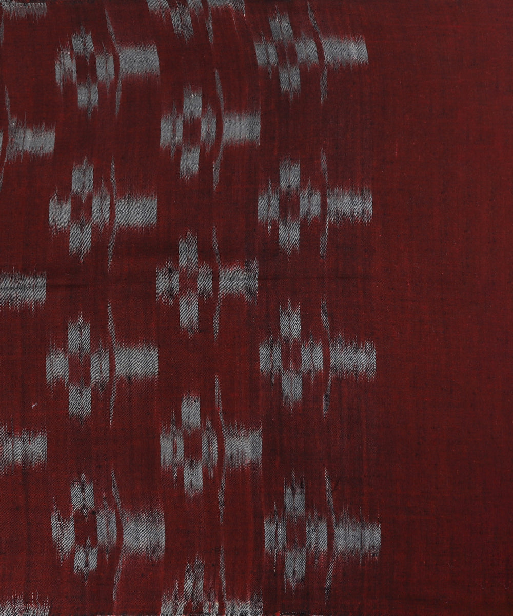 Maroon_Handwoven_Pure_Pashmina_Handspun_Stole_With_Ikat_Weaving_WeaverStory_03