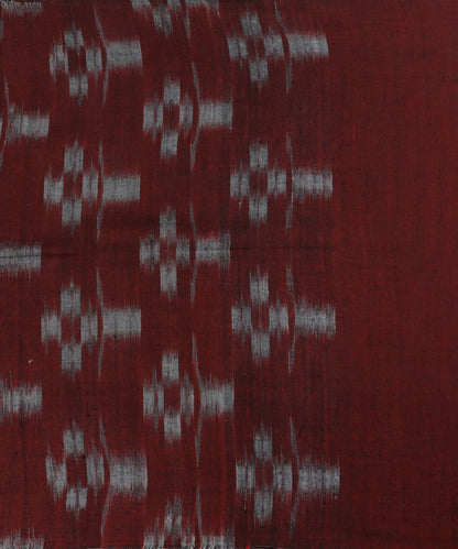 Maroon_Handwoven_Pure_Pashmina_Handspun_Stole_With_Ikat_Weaving_WeaverStory_03