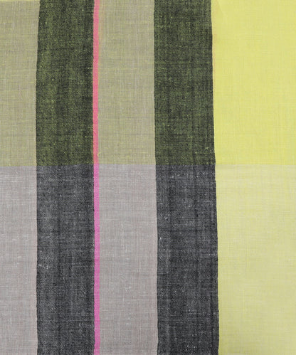 Multicoloured_Pure_Pashmina_Stole_With_Ikat_Weaving_And_Stripes_WeaverStory_03