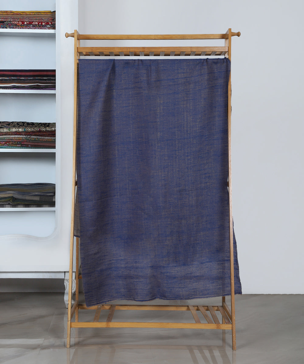 Blue_Handwoven_Zari_Double_Stole_Pure_Pashmina_Stole_WeaverStory_02