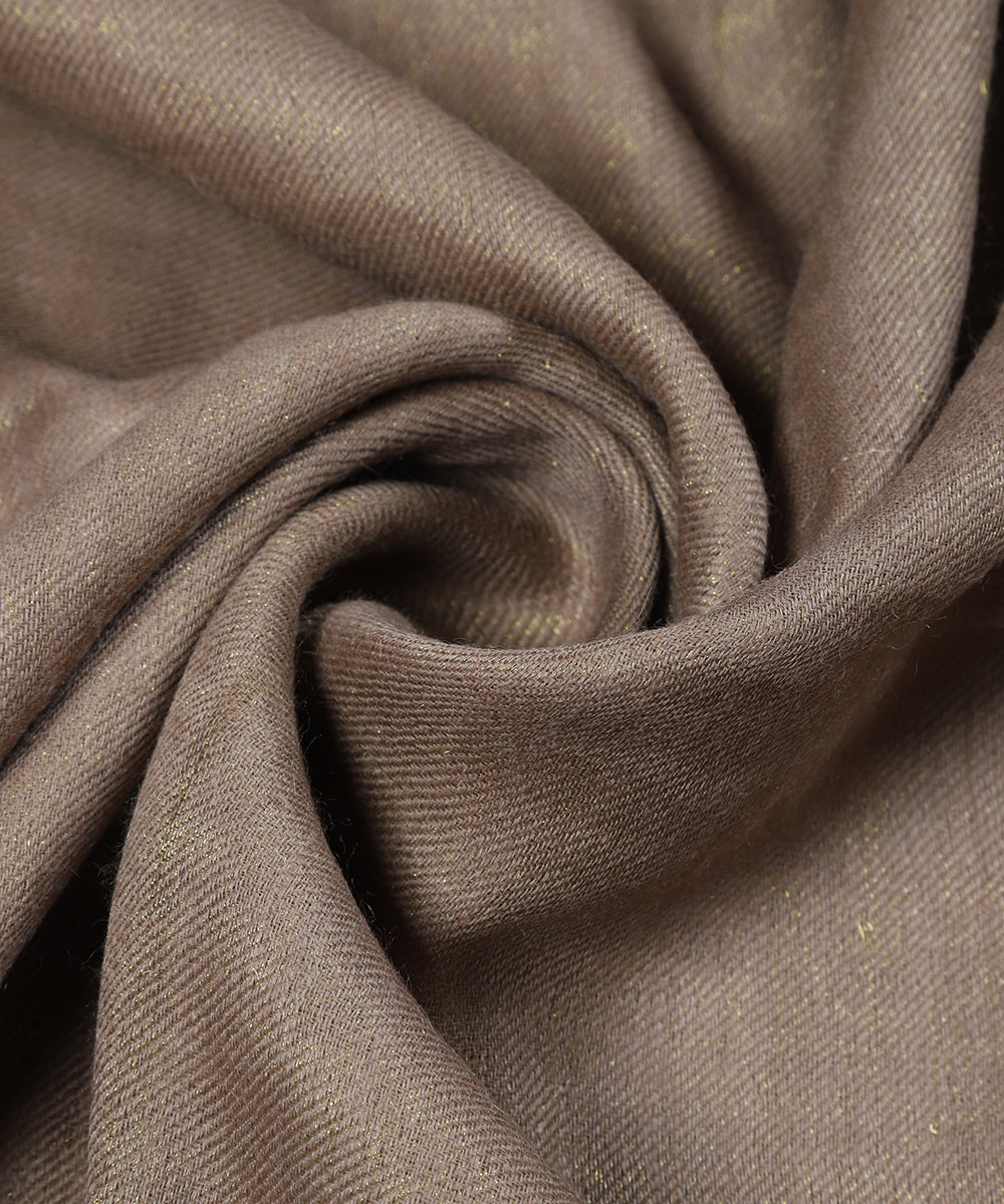 Beige_Zari_Handwoven_Double_Shade_Pure_Pashmina_Stole_WeaverStory_04