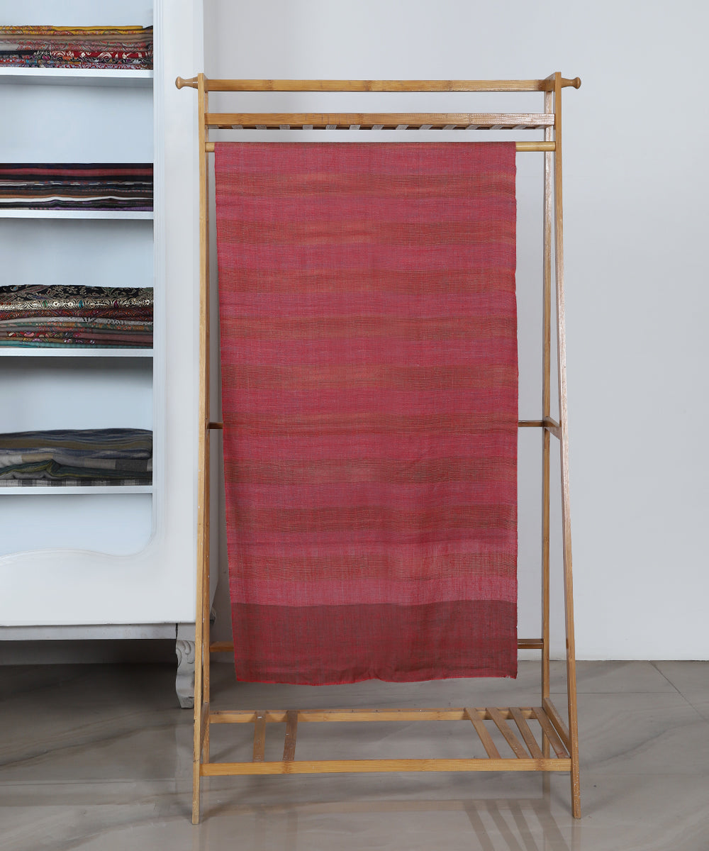 Pink_Handwoven_Pure_Pashmina_Muffler_With_Ikat_Weaving_WeaverStory_02