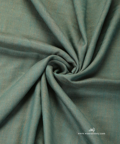 Green_Handwoven_Zari_Double_Shade_Pure_Pashmina_Stole_WeaverStory_06