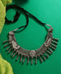 Ishya_Handcrafted_Oxidised_Pure_Silver_Necklace_With_Peacock_Motifs_WeaverStory_01