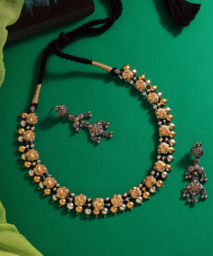 Manika_Handcrafted_Oxidised_Pure_Silver_Necklace_Sets_WeaverStory_01