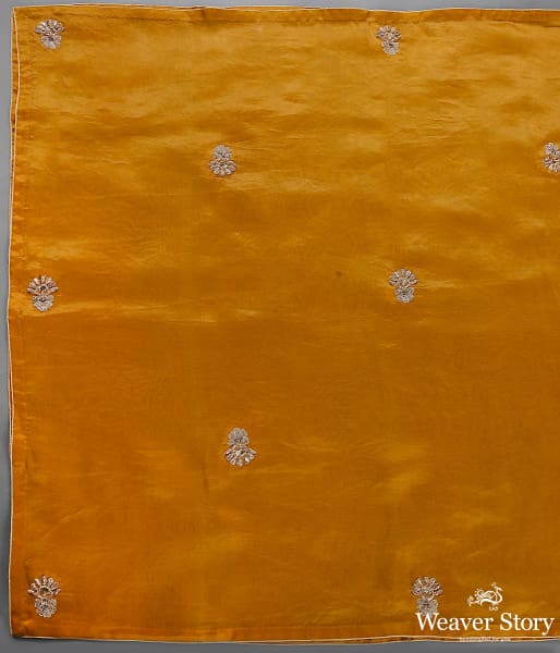 Handwoven_organza_dupatta_in_mustard_with_zardozi_WeaverStory_03