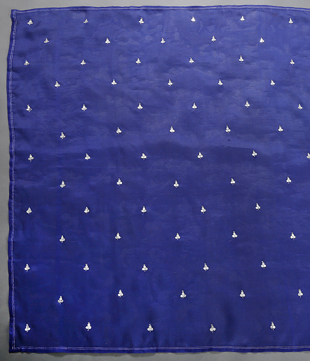 Handwoven_organza_dupatta_in_blue_with_zardozi_hand_embroidered_motifs_WeaverStory_04