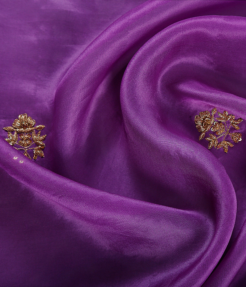 Handloom_organza_dupatta_in_Purple_with_zardozi_WeaverStory_05