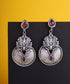 Salma_Handcrafted_Oxidised_Pure_Silver_Earrings_With_Kempstones_WeaverStory_01