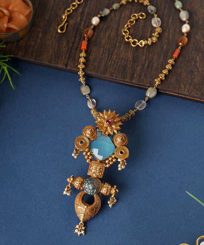 Garima_Handcrafted_Golden_Pure_Silver_Necklace_WeaverStory_01