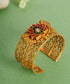 Jiya_Handcrafted_Golden_Pure_Silver_Bangle_With_Kundan_WeaverStory_01
