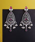 Tara_Handcrafted_Oxidised_Pure_Silver_Earrings_With_Kempstones_WeaverStory_01
