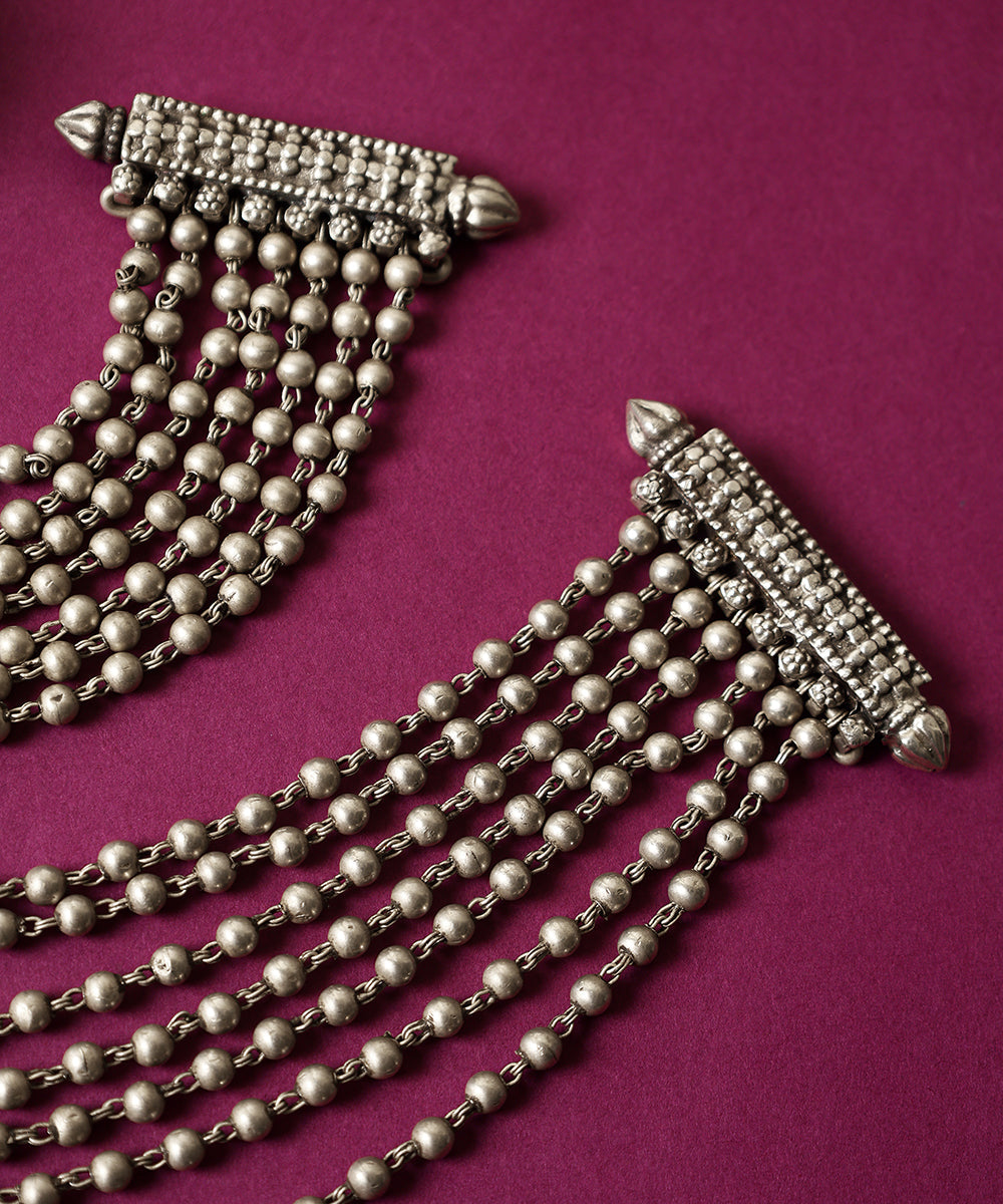 Aurelia_Handcrafted_Multistrand_Pure_Silver_Beaded_Anklets_WeaverStory_02