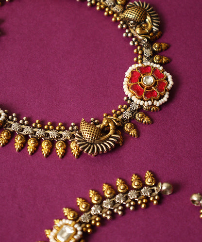 Mayuri_Handcrafted_Pure_Silver_Kundan_Anklets_With_Floral_Motifs_WeaverStory_03
