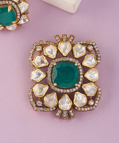 Selena_Handcrafted_Pure_Silver_Moissanite_Pendant_Set_WeaverStory_02