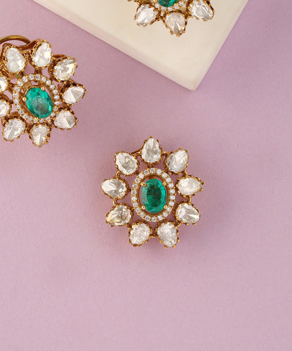 Zaira_Handcrafted_Pure_Silver_Moissanite_Pendant_Set_WeaverStory_02