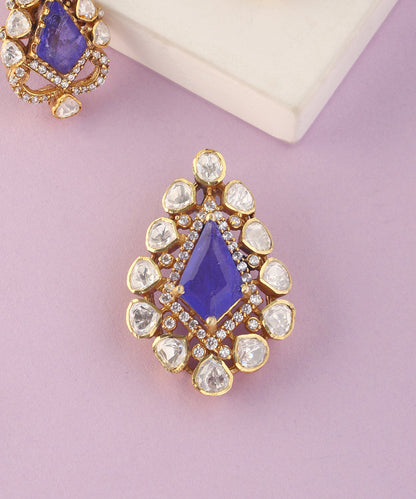 Delara_Handcrafted_Pure_Silver_Pendant_Set_With_Moissanite_WeaverStory_02