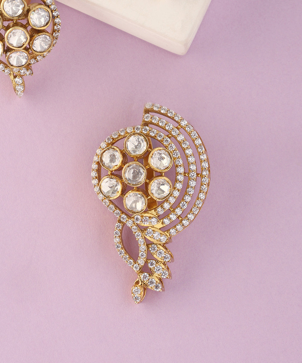 Mehru_Handcrafted_Pure_Silver_Pendant_Set_With_Moissanite_WeaverStory_02