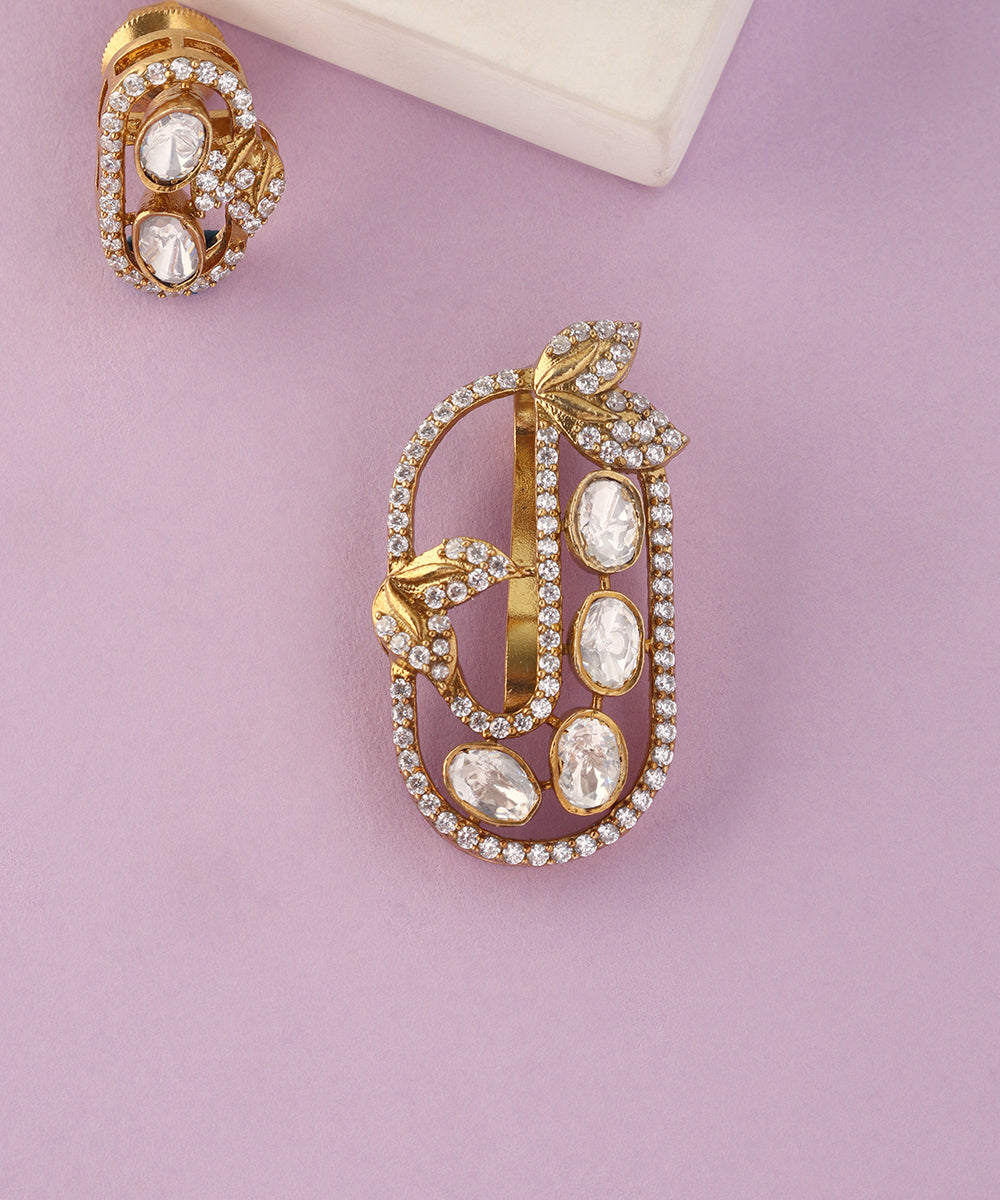 Anousha_Handcrafted_Pure_Silver_Pendant_Set_With_Moissanite_WeaverStory_02