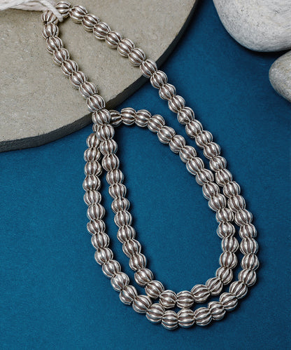 Raya_Handcrafted_Oxidised_Pure_Silver_Necklace_WeaverStory_01