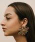 Handcrafted_Oversized_Daisy_Floral_Stud_Earrings_With_Multicolor_Zardozi_WeaverStory_01