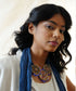 Handcrafted_Blue_Fabric_Statement_Necklace_WeaverStory_01