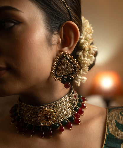 Handcrafted_Ethnic_Multicolor_Earring_WeaverStory_02