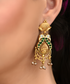 Prerna_Green_Handcrafted_Kundan_Golden_Earring_In_Pure_Silver_WeaverStory_01