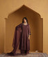 Dark_Plum_Hand_Embroidered_Cotton_Tissue_Kurta_With_Chanderi_Pants_And_Organza_Dupatta_WeaverStory_01